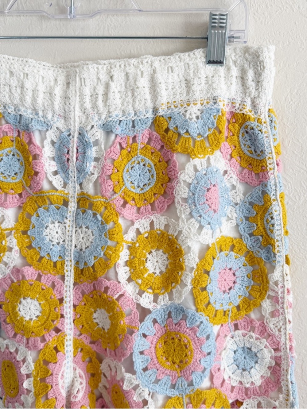 Anthropologie Sunday In Brooklyn  Crochet Two-Piece Tank & Shorts Set M/L - Picture 3 of 10